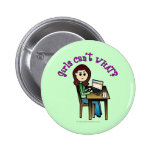 Light Computer Girl Button