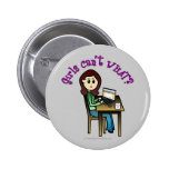 Light Computer Girl Button