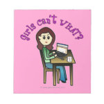 Light Computer Girl Memo Pad Light Computer Girl Memo Pad