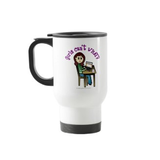 Light Computer Girl Coffee Mug