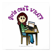 Light Computer Girl posters by girlscantwhat Light Computer Girl posters