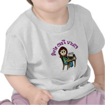 Light Computer Girl Shirts
