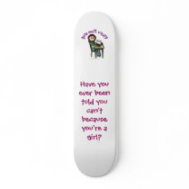 Light Computer Girl skateboards by girlscantwhat Light Computer Girl skateboards