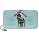 Light Computer Girl Travelling Speaker
