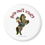 View more Light Cowgirl on Horse Magnets personalized gift ideas for girls Light Cowgirl on Horse Magnets
