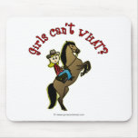 View more Light Cowgirl on Horse Mousepads personalized gift ideas for girls Light Cowgirl on Horse Mousepads