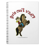 Light Cowgirl on Horse Note Book