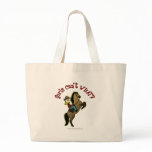 Light Cowgirl on Horse Tote Bag