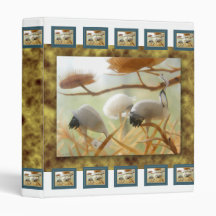 Light Cranes 3 Ring Binders