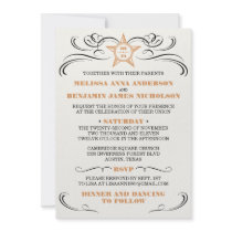 Light Cream Southern Style Wedding Invitation