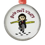 Light CSI Detective Christmas Ornaments