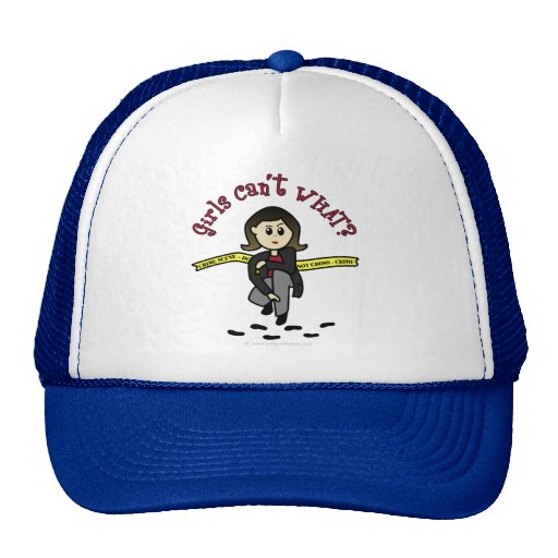 Light CSI Girl Mesh Hats