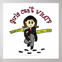 Light CSI Girl Print