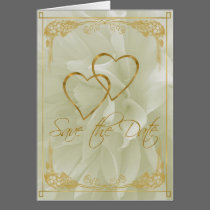 Light Dahlia Save the Date cards