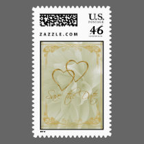 Light Dahlia Save the Date stamps