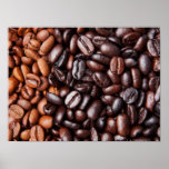 Light & Dark Roast Coffee Beans - Customized Blank Posters