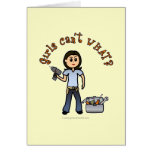 Light Do-It-Yourself Diva Greeting Card