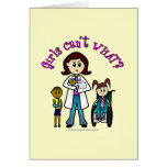 Light Doctor Girl Greeting Cards
