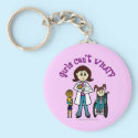 Light Doctor Girl keychains
