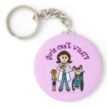 Light Doctor Girl Keychain