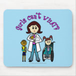 Light Doctor Girl Mouse Pad