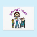 Light Doctor Girl postcards