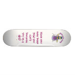 Light Drummer Girl Custom Skateboard