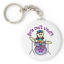 Light Drummer Girl keychains