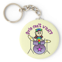 Light Drummer Girl keychains