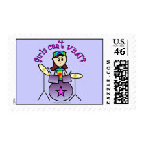 Light Drummer Girl postage