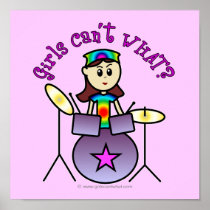 Light Drummer Girl posters