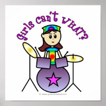 Light Drummer Girl posters