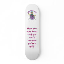 Light Drummer Girl Custom Skateboard