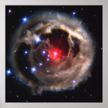 Light Echo Around V838 Monocerotis Poster