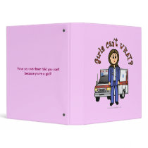 Light EMT Paramedic Girl binders