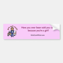 Light EMT Paramedic Girl Bumper Stickers