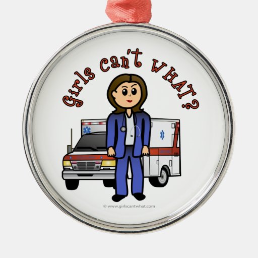 light emt paramedic girl christmas tree ornament zazzle light emt paramedic girl christmas tree ornament zazzle