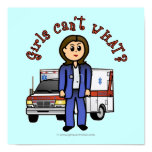 Light EMT Paramedic Girl Poster
