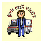 Light EMT Paramedic Girl Posters