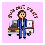 Light EMT Paramedic Girl Print
