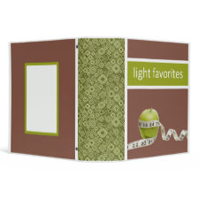 Light Favorites Cookbook Binder binder