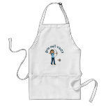 Light Female Archery in Blue Apron