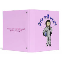 Light Female Astronaut binders