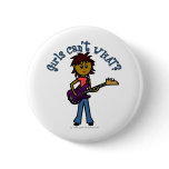 Light Female Bass Guitar Player Buttons
