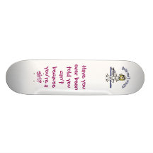 Light Female Captain Skate Decks