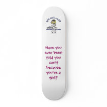 Light Female Captain Skate Decks