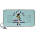 Light Female Captain Travelling Speakers