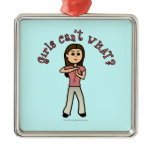 Light Female Coach Christmas Ornaments