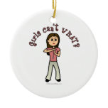 Light Female Coach Christmas Ornaments