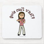 Light Female Coach Mousepads